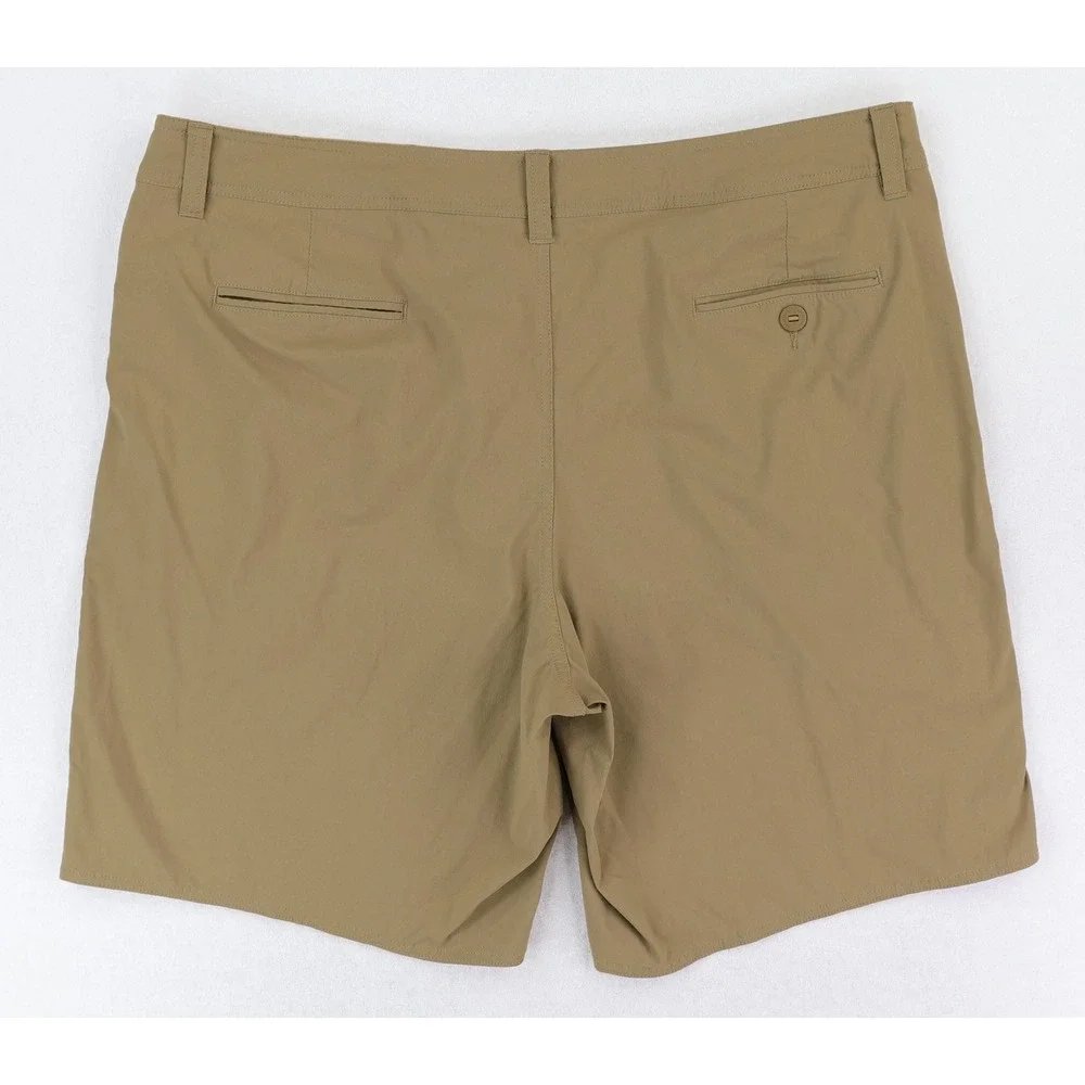 Patagonia Wavefarer Walk Shorts Mens 40 Tan Drawstring Casual Hiking Hybrid